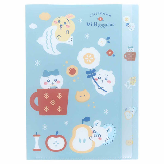 吉伊卡哇 造型透明資料夾5P組（放鬆）