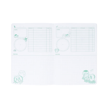 Chiikawa Study Plan Notebook (Shisa)