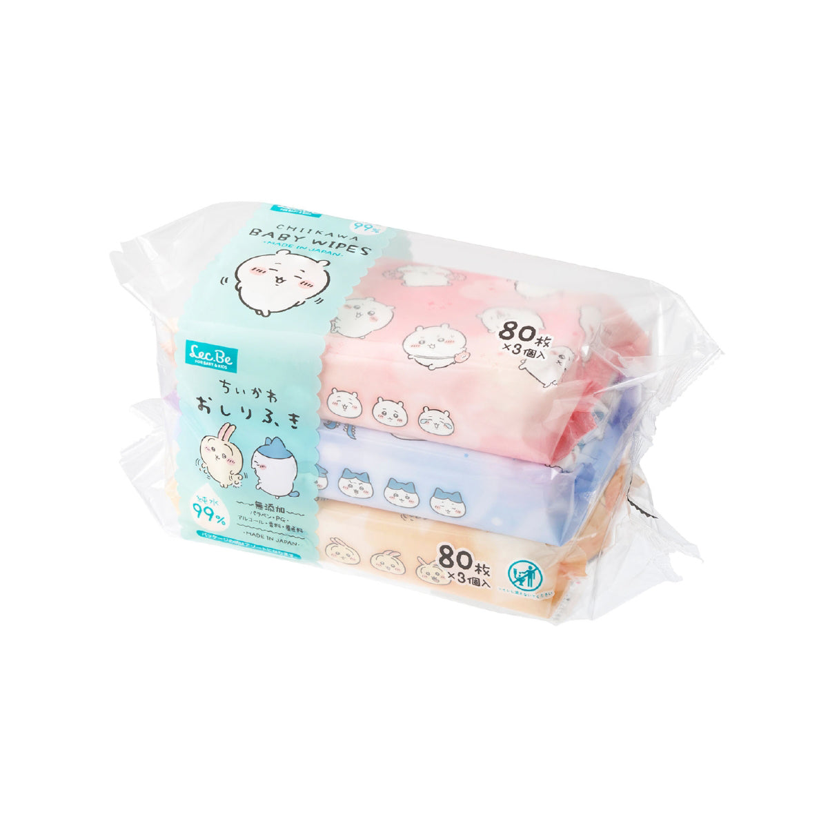 ちいかわ おしりふき80枚入 3個セット