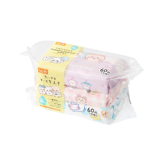 ちいかわ 手口ふき60枚入 3個セット