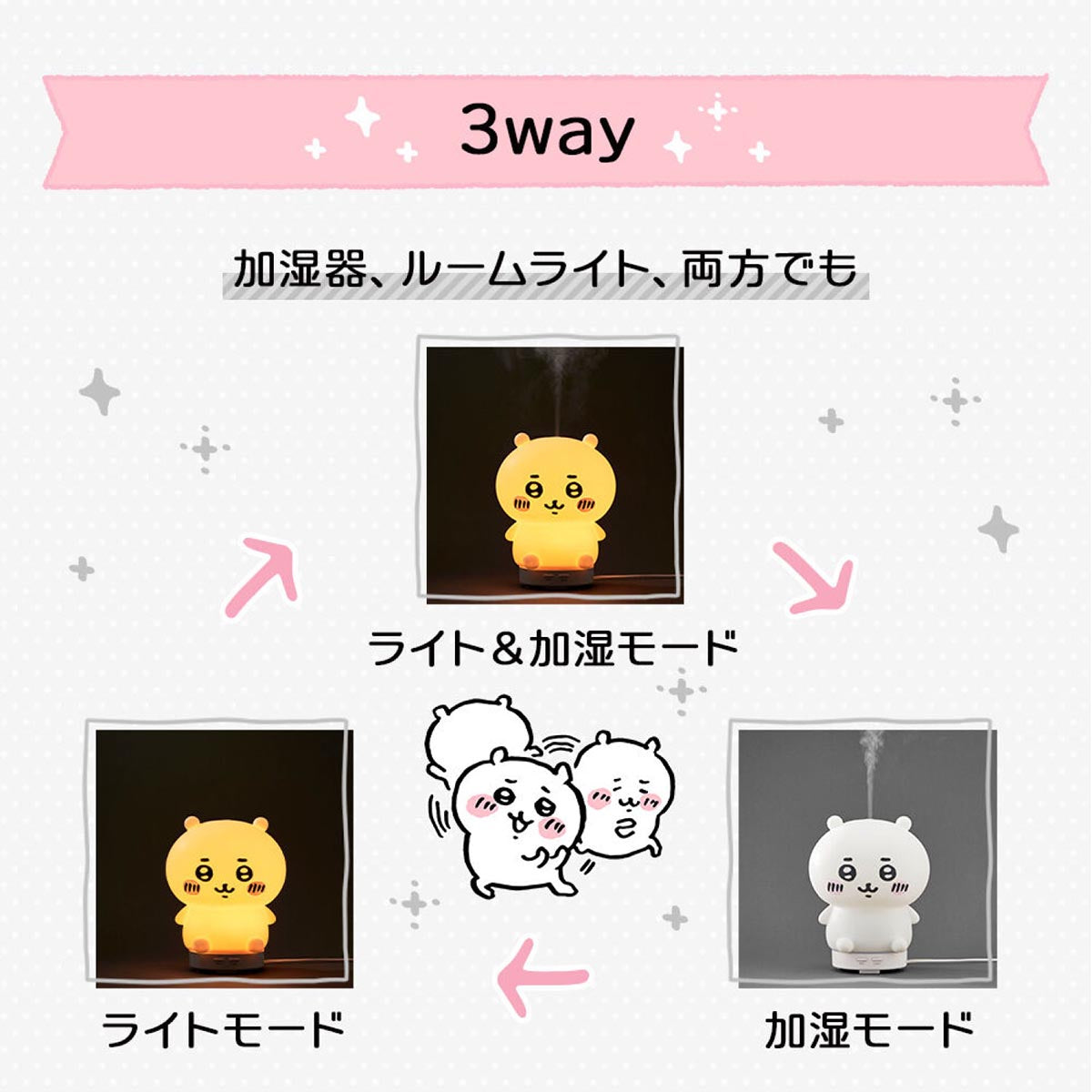 ちいかわ ルームライト加湿器（ちいかわ）