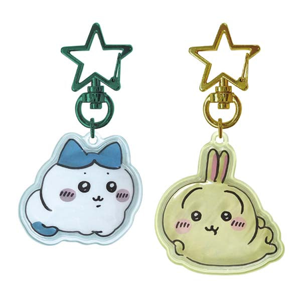 ちいかわ ぷっくりったいペアキーホルダー（ハチワレ＆うさぎ）