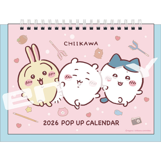 ちいかわ 2026年 ポップアップ卓上カレンダー