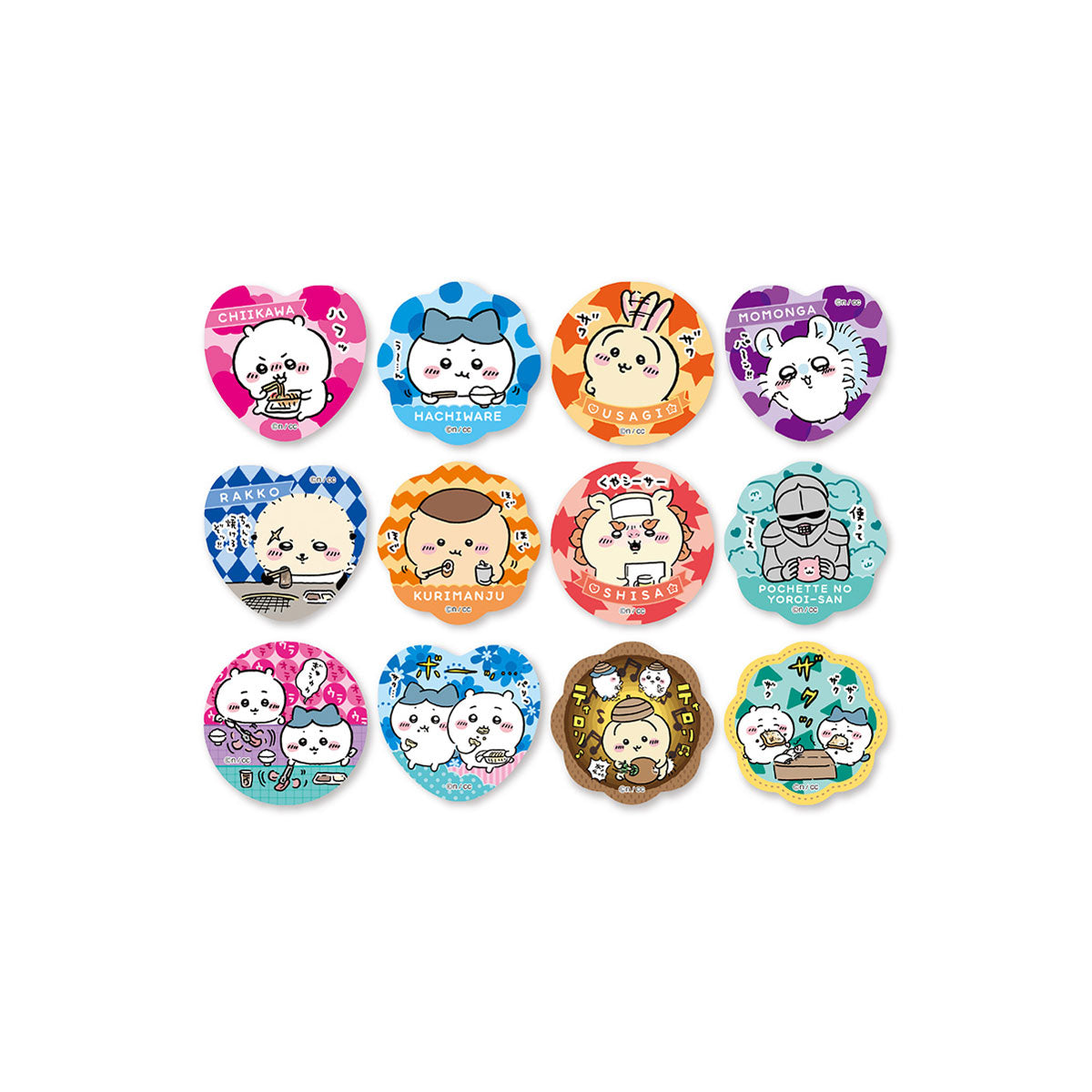 Chiikawa Sparkling Clip (All 12 Types) 1 Box, 24 Pieces