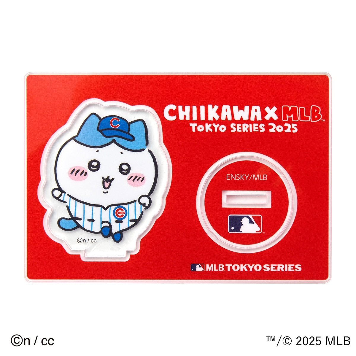 Chiikawa×MLB TOKYO SERIES Acrylic Stand ⑤ Hachiware (Cubs)