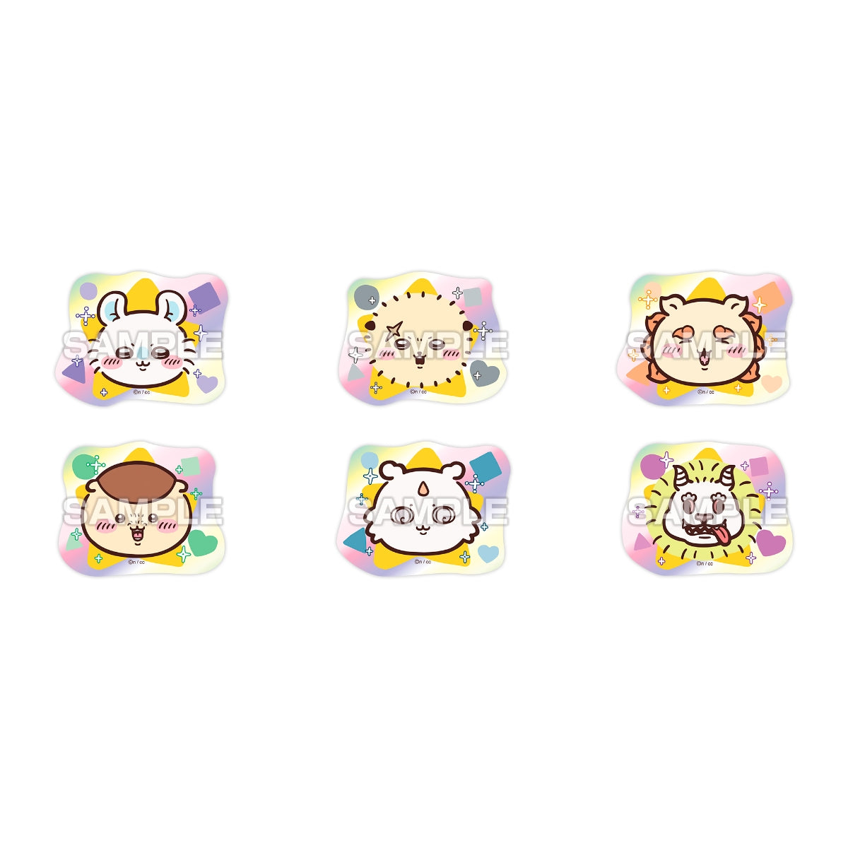 ちいかわ アニメ『ちいかわ』 キャラカットステッカーガムときめきレインボー（全28種）1BOX 16パック入