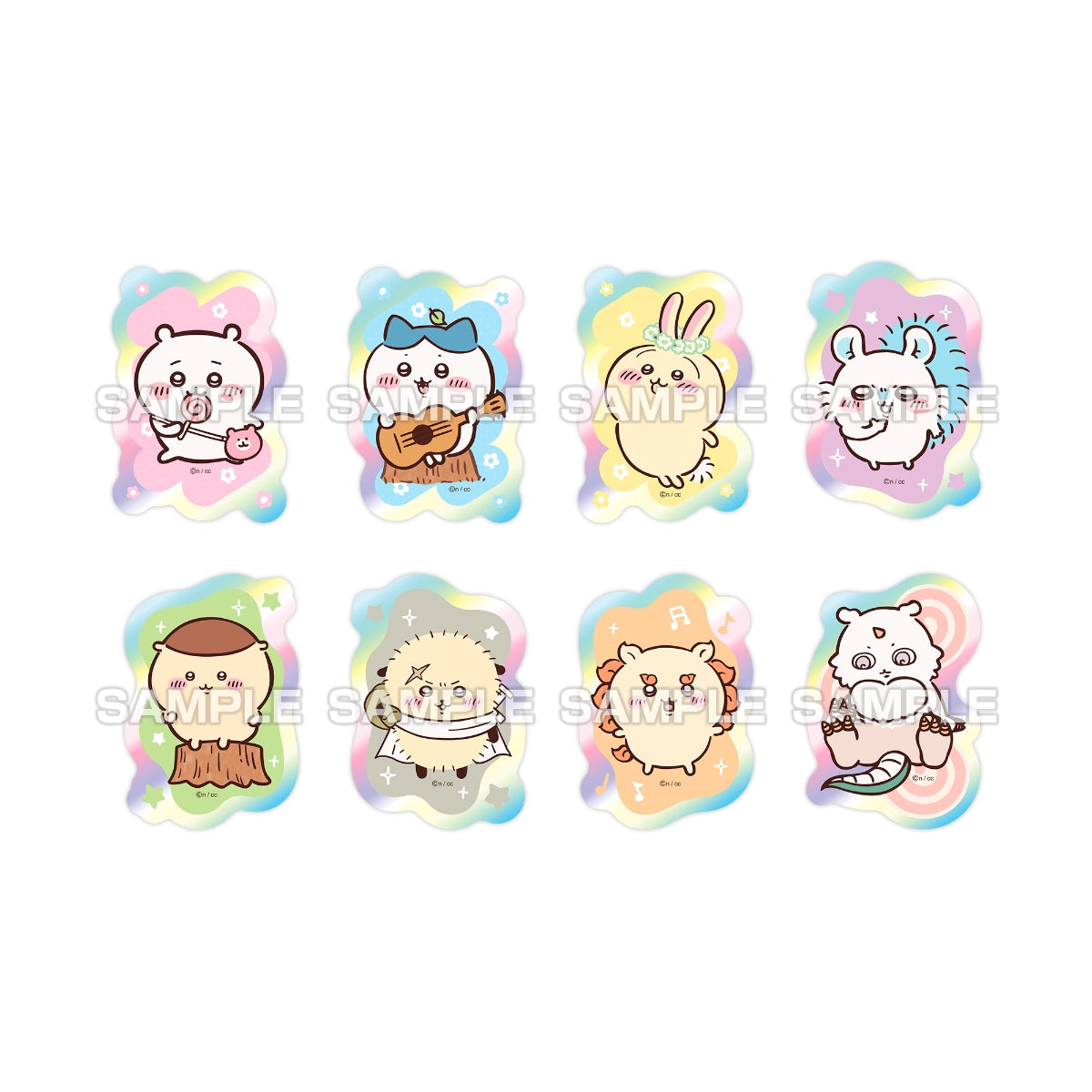 ちいかわ アニメ『ちいかわ』 キャラカットステッカーガムときめきレインボー（全28種）1BOX 16パック入