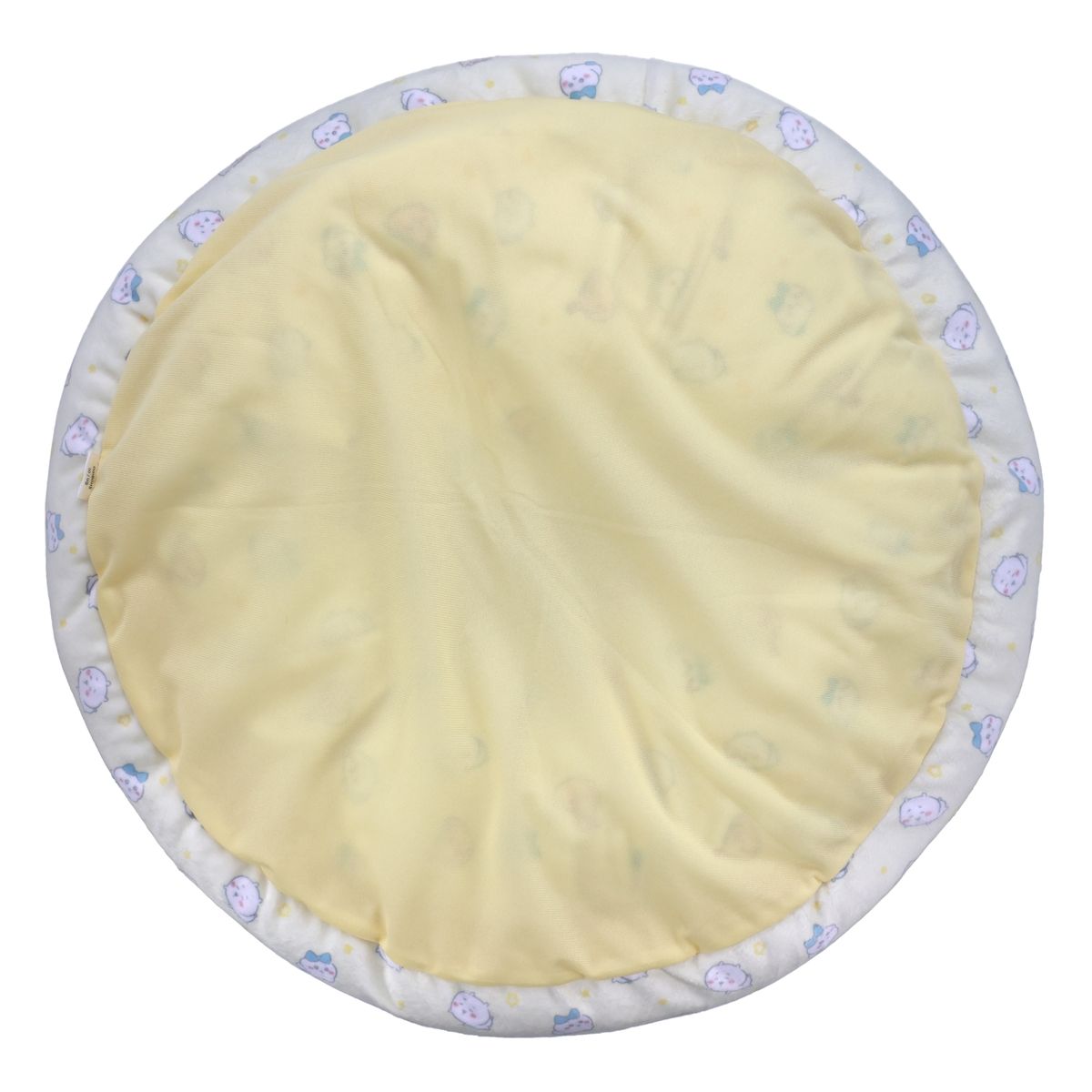 치이카와 풀패턴 펫베드 (옐로우)