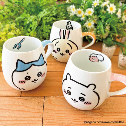 치이카와 페이스 머그 (하치와레)