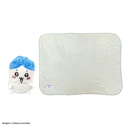 Chiikawa Mascot Pouch Blanket (Fluffy Hachiware)