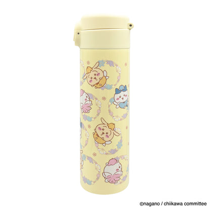 吉伊卡哇 一键式不锈钢水壶 500ml（花仙子）