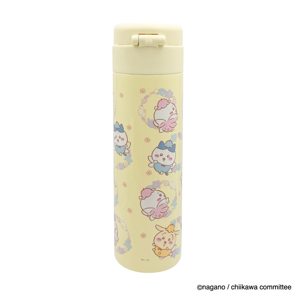 吉伊卡哇 一键式不锈钢水壶 500ml（花仙子）