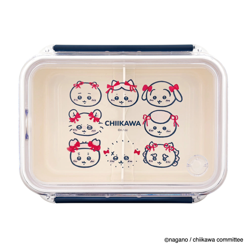 치이카와 각형 도시락통 (리본)