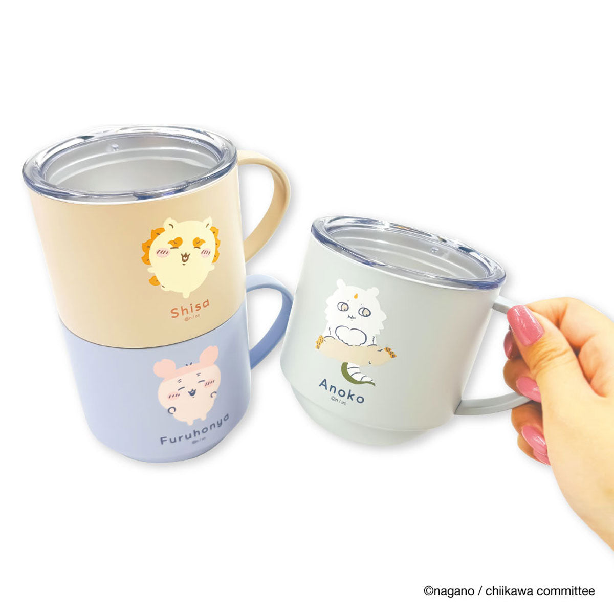 ちいかわ スタッキング蓋つきステンレスマグ（シーサー）