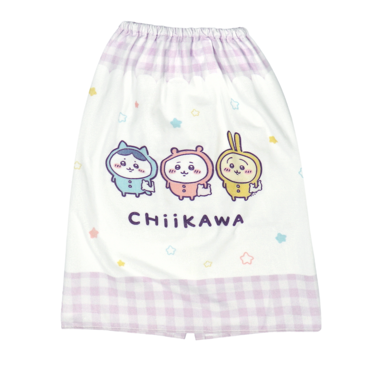 ちいかわ アニメ『ちいかわ』 ラップタオル 70cm PURPLE