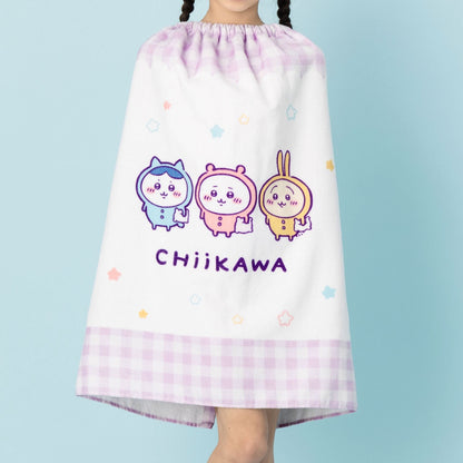 ちいかわ アニメ『ちいかわ』 ラップタオル 70cm PURPLE