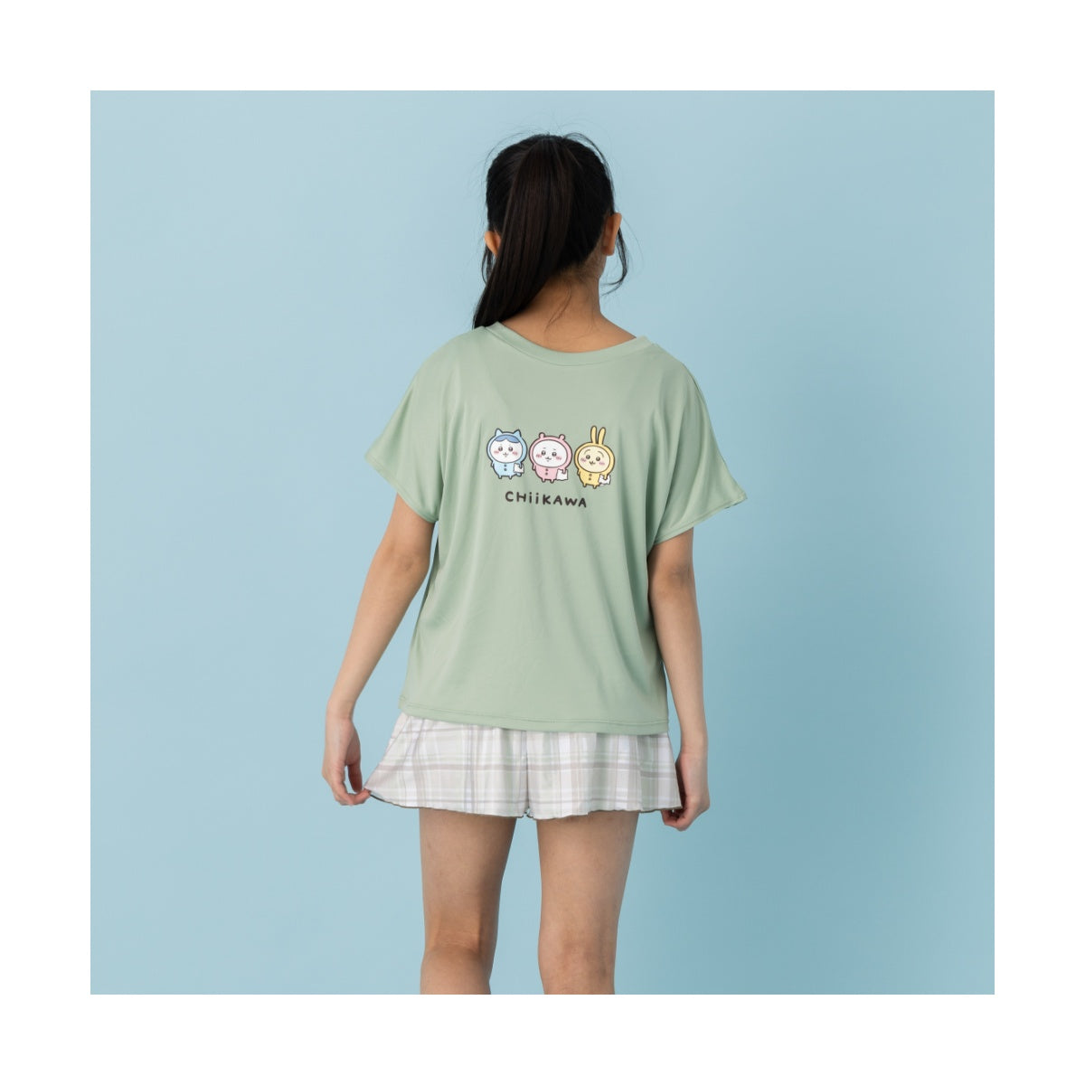 ちいかわ アニメ『ちいかわ』 女児大寸水着 GREEN