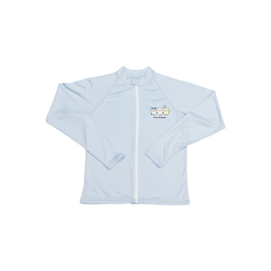 Chiikawa Anime "Chiikawa" Girl's Rash Guard L (Blue)