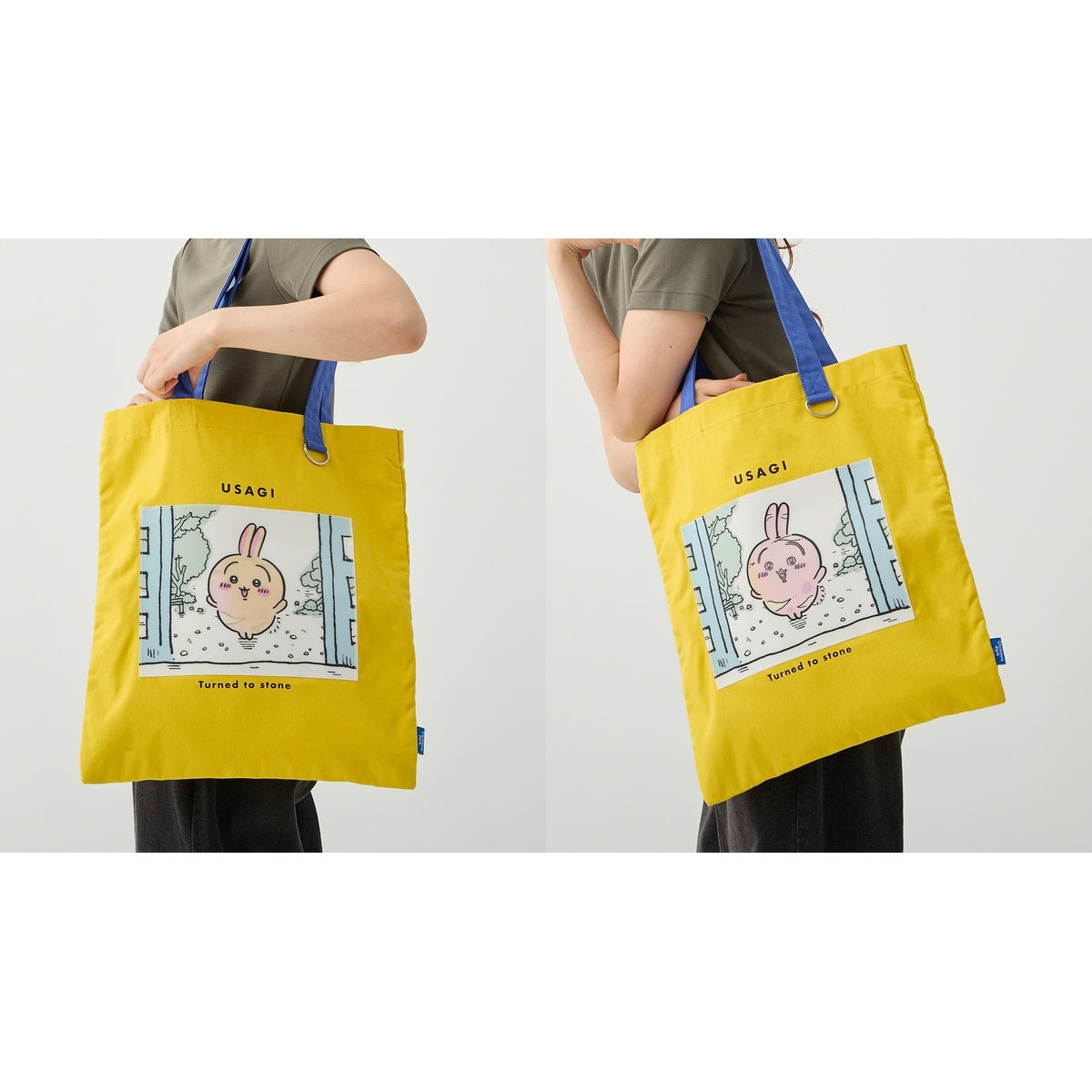 ちいかわ ちいかわパーク レンチキュラートートバッグ 拾魔 イエロー/ブルー