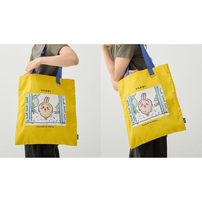 ちいかわ ちいかわパーク レンチキュラートートバッグ 拾魔 イエロー/ブルー