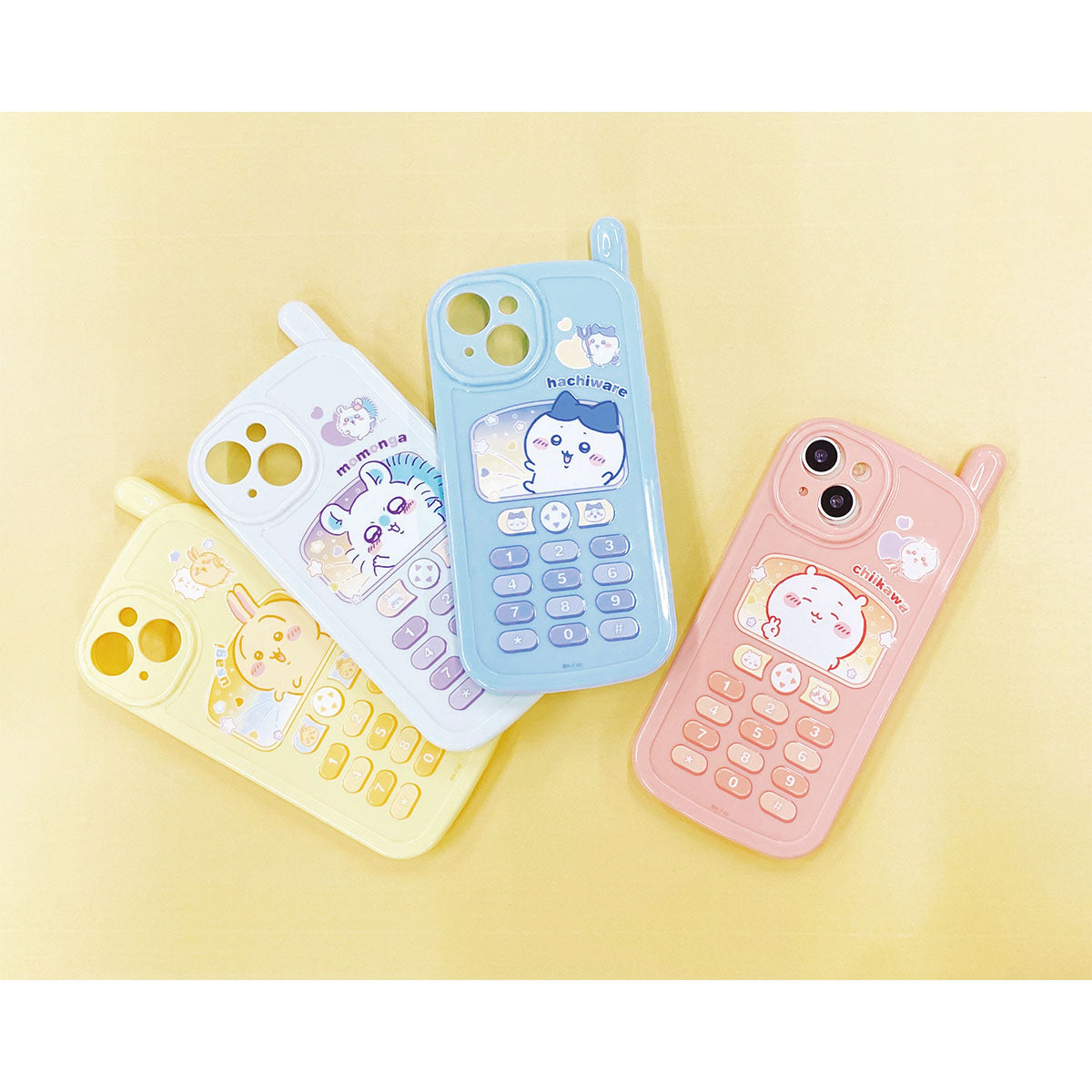 Chiikawa iPhone-Compatible Retro Flip Phone Case (Chiikawa)