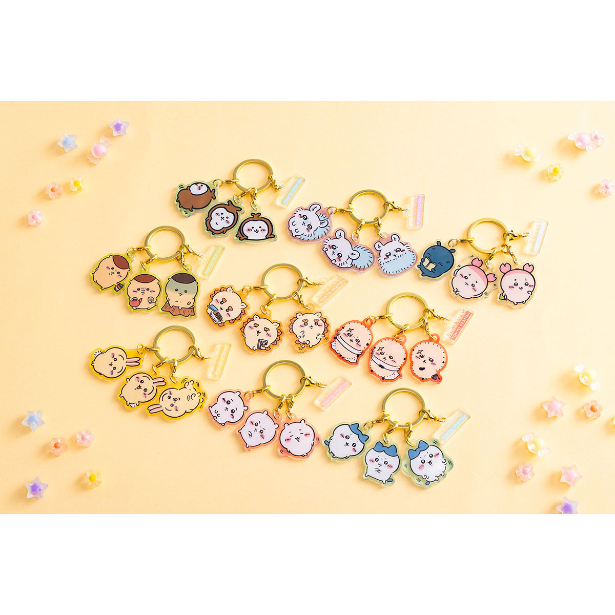 ちいかわ 東京みやげ 分けられる！3連アクリルチャーム（モモンガ）