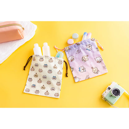 Chiikawa Tokyo Souvenir Perfect Size Drawstring Pouch (OHEYA DE SUGOSU)