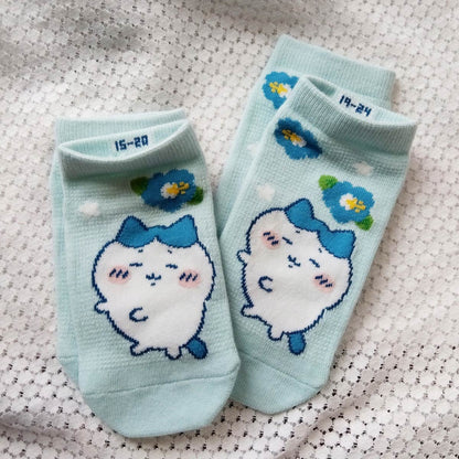 ちいかわ メッシュスニーカー丈ソックス（ハチワレ・アロハ）