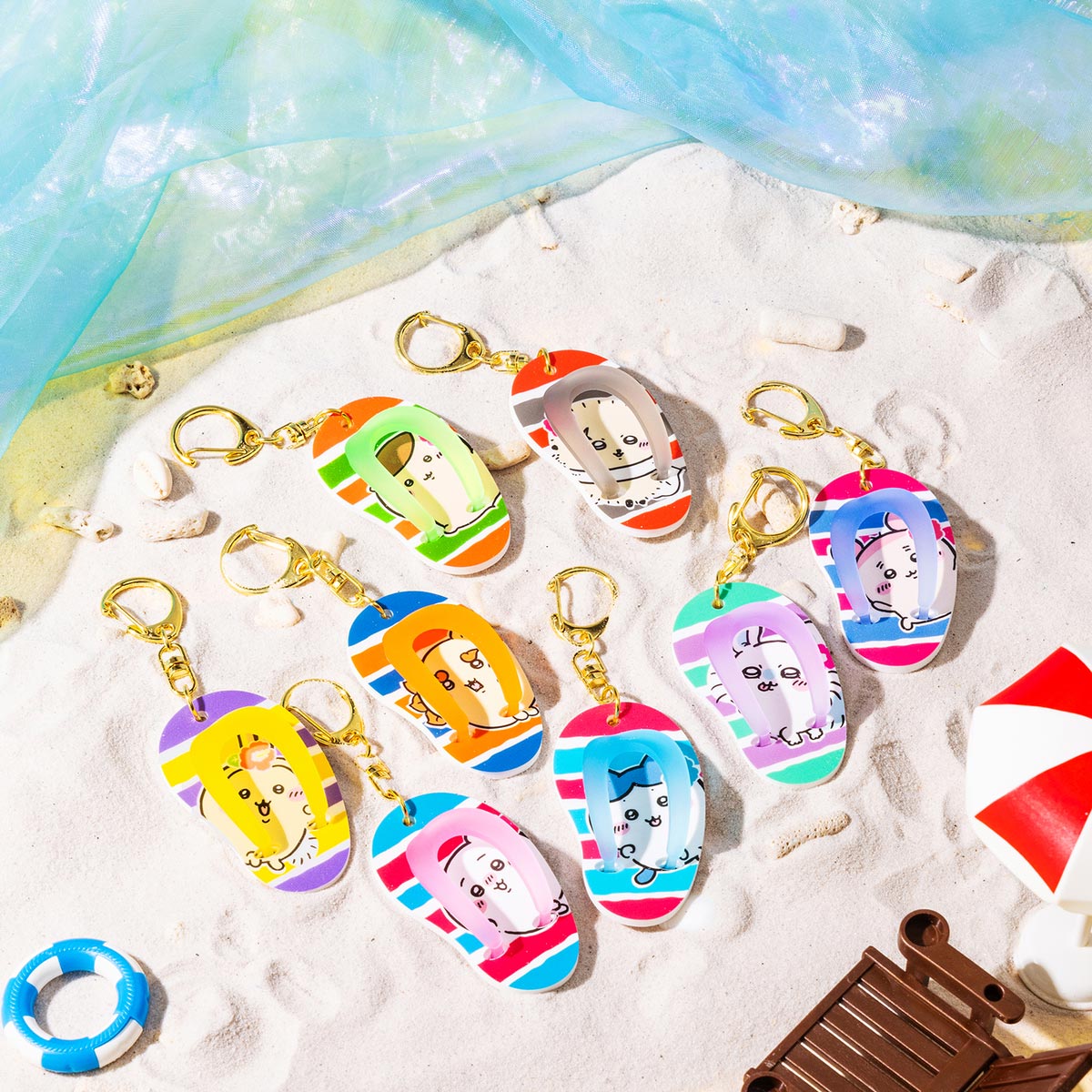 ちいかわ シーサーのおみやげやさん トレーディングビーチサンダルキーホルダー（全8種）