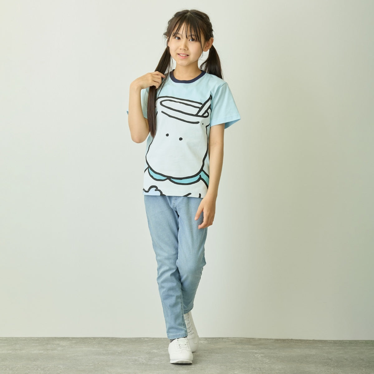 ちいかわ ちいかわパーク キッズTシャツ ビッグキャラクター むちゃうマン サックス