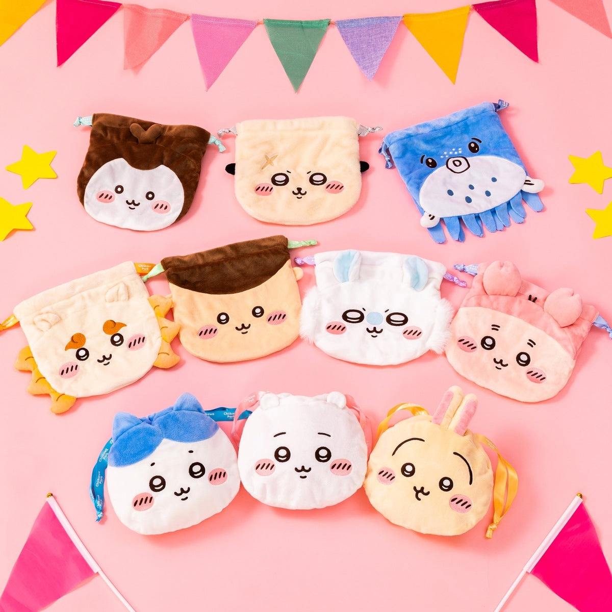 ちいかわ ちいかわパーク おかお巾着（うさぎ）