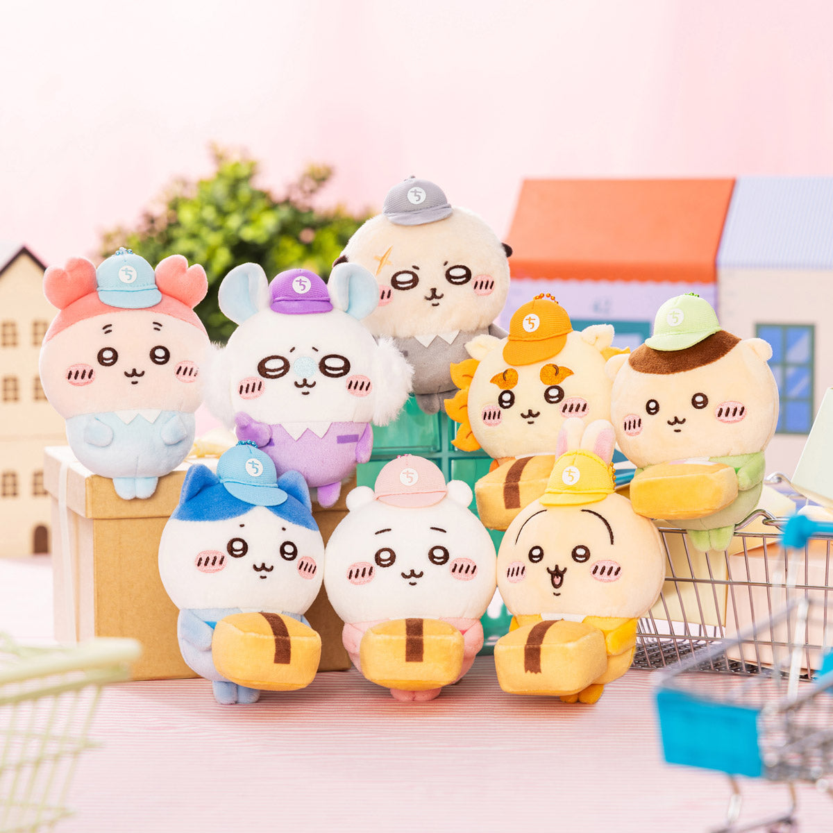【予約】ちいかわ ちいかわマーケット 配達員さんなマスコット（ハチワレ）【2026年4月下旬より順次発送予定（発送延期の場合もキャンセル不可）】【通常商品と同時購入・配送希望日指定不可】
