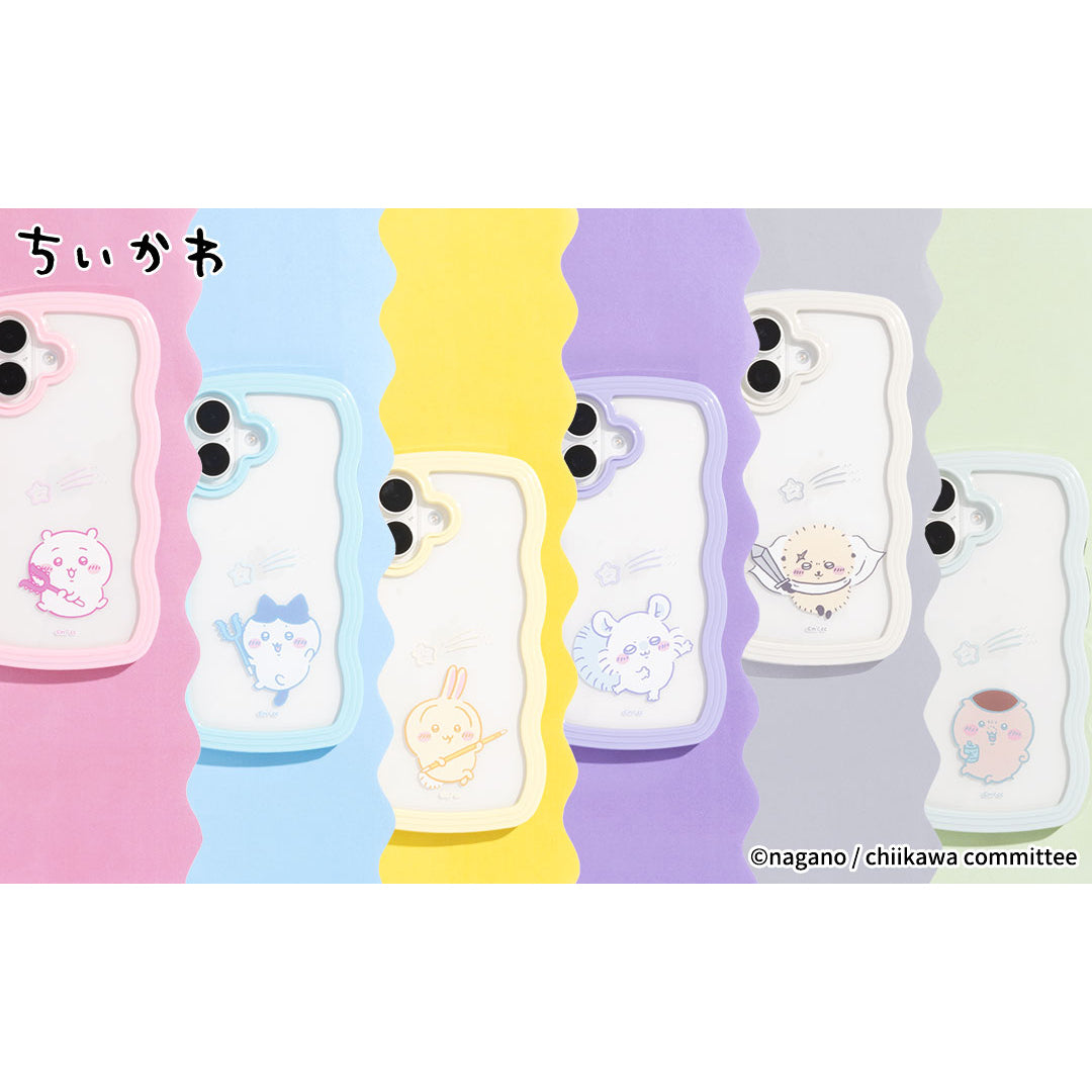ちいかわ iPhone対応 うねうねケース（ハチワレ）