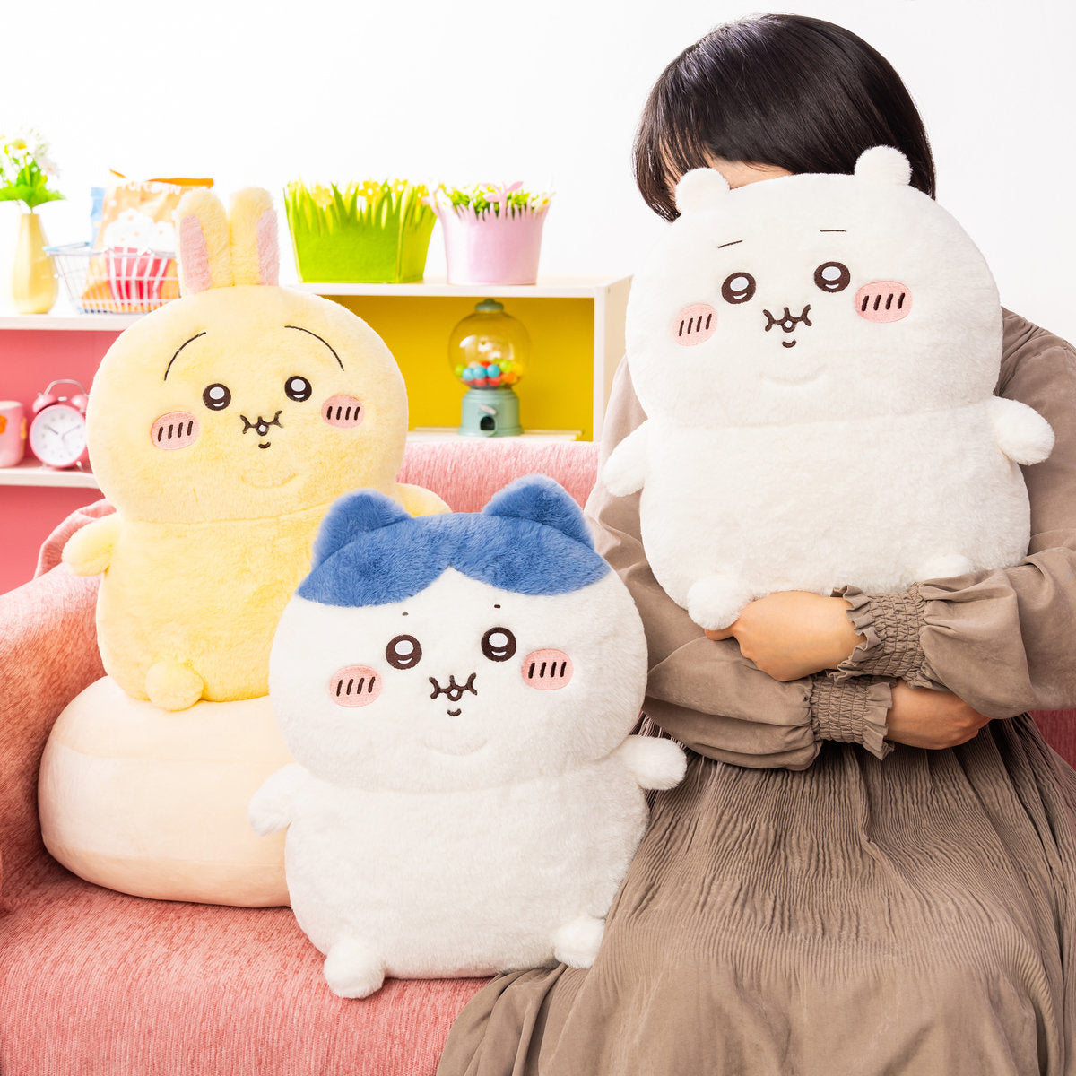 치이카와 묵직한! 포동포동 껴안는 인형 (가르마)