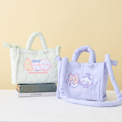 ちいかわ パフィーショルダーバッグ エンジェルモード パープル