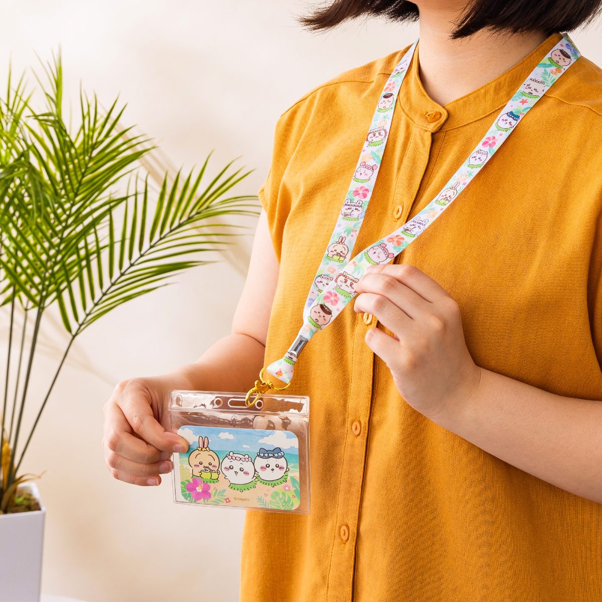 Chiikawa Movie "Chiikawa" Neck Strap (Tropical)