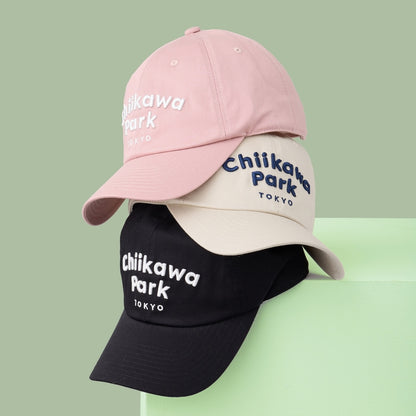 Chiikawa Park Cap (Logo / Black)