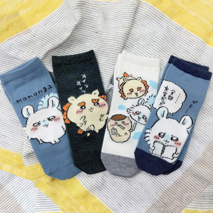 ちいかわ スニーカー丈ソックス（お空） メンズ用