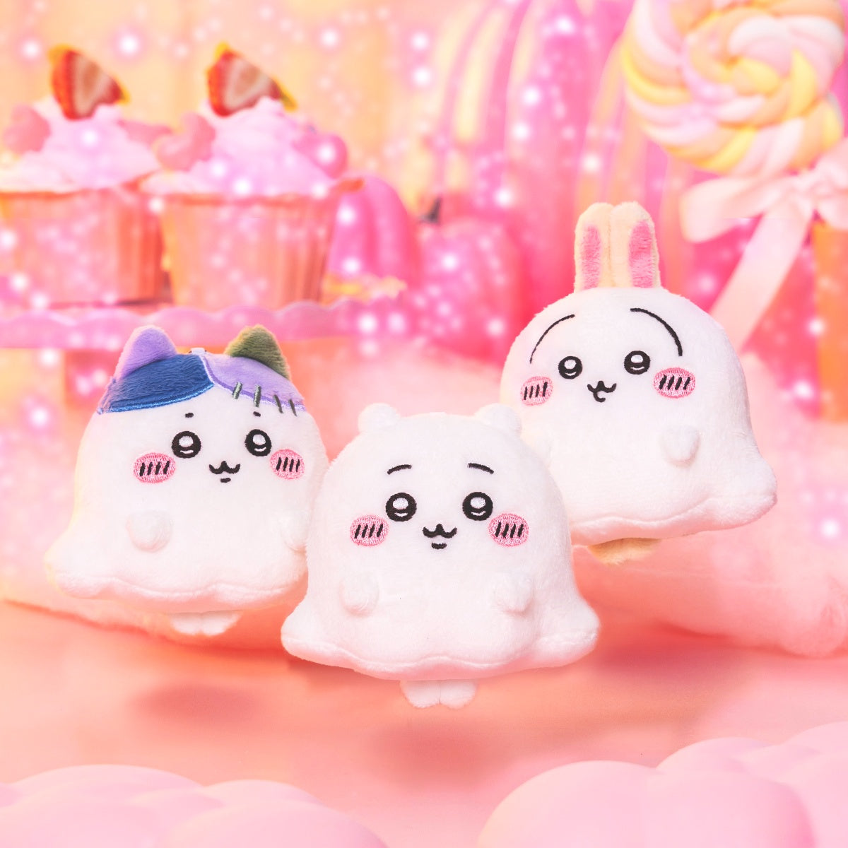 ちいかわ ちいかわパーク ミニマスコットキーリング（おばけなうさぎ）