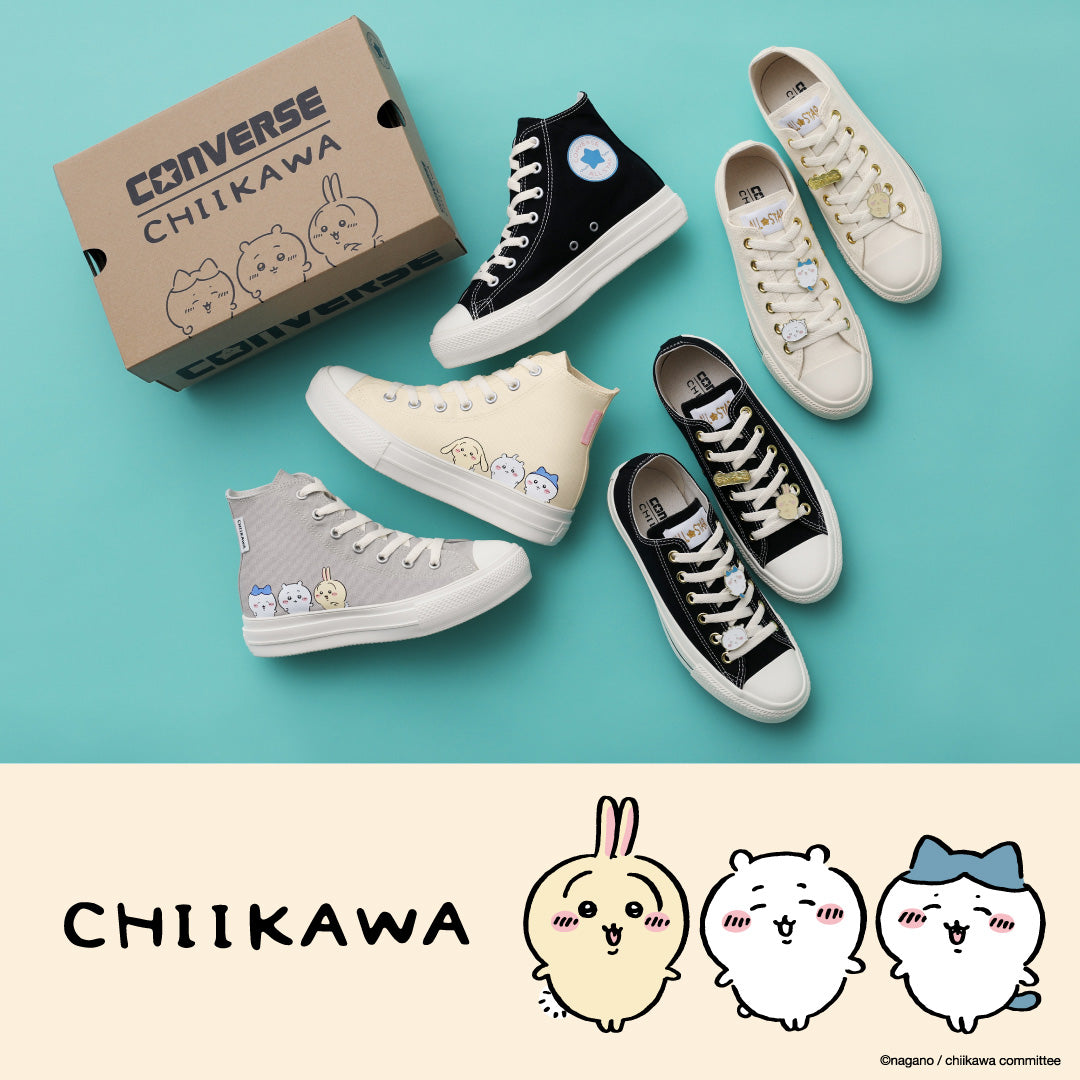 치이카와 CONVERSE×치이카와 ALL STAR LIGHT PLTS PT HI / CHIIKAWA LT GRAY [다른 상품과 동시 구매 불가]