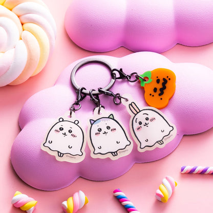 ちいかわ ちいかわパーク おばけな3連蓄光アクリルチャーム