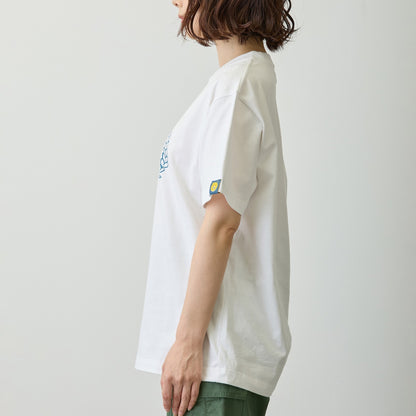 ちいかわ ちいかわベーカリー Tシャツ ロゴ ホワイト