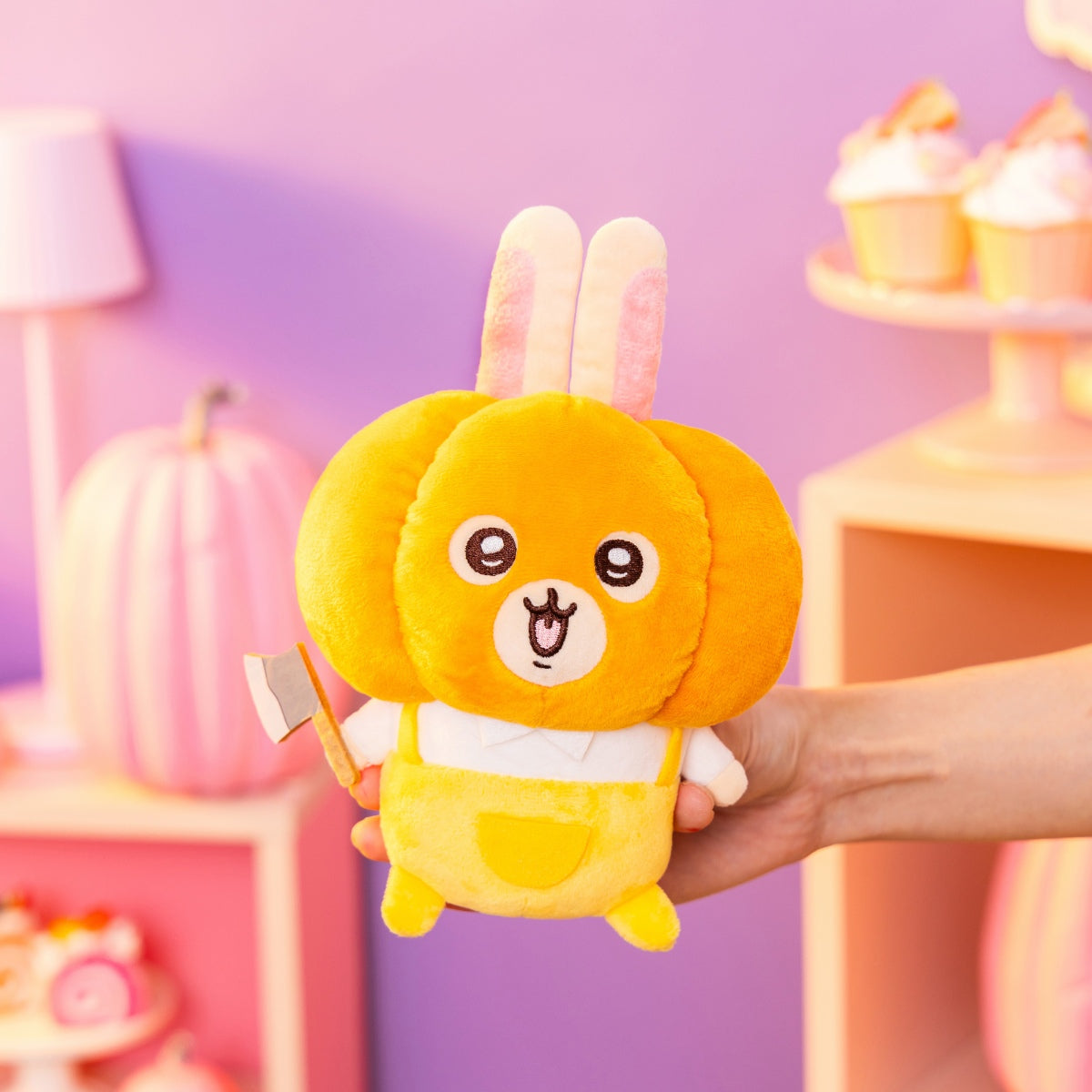 ちいかわ ちいかわパーク カボチャなうさぎぬいぐるみS