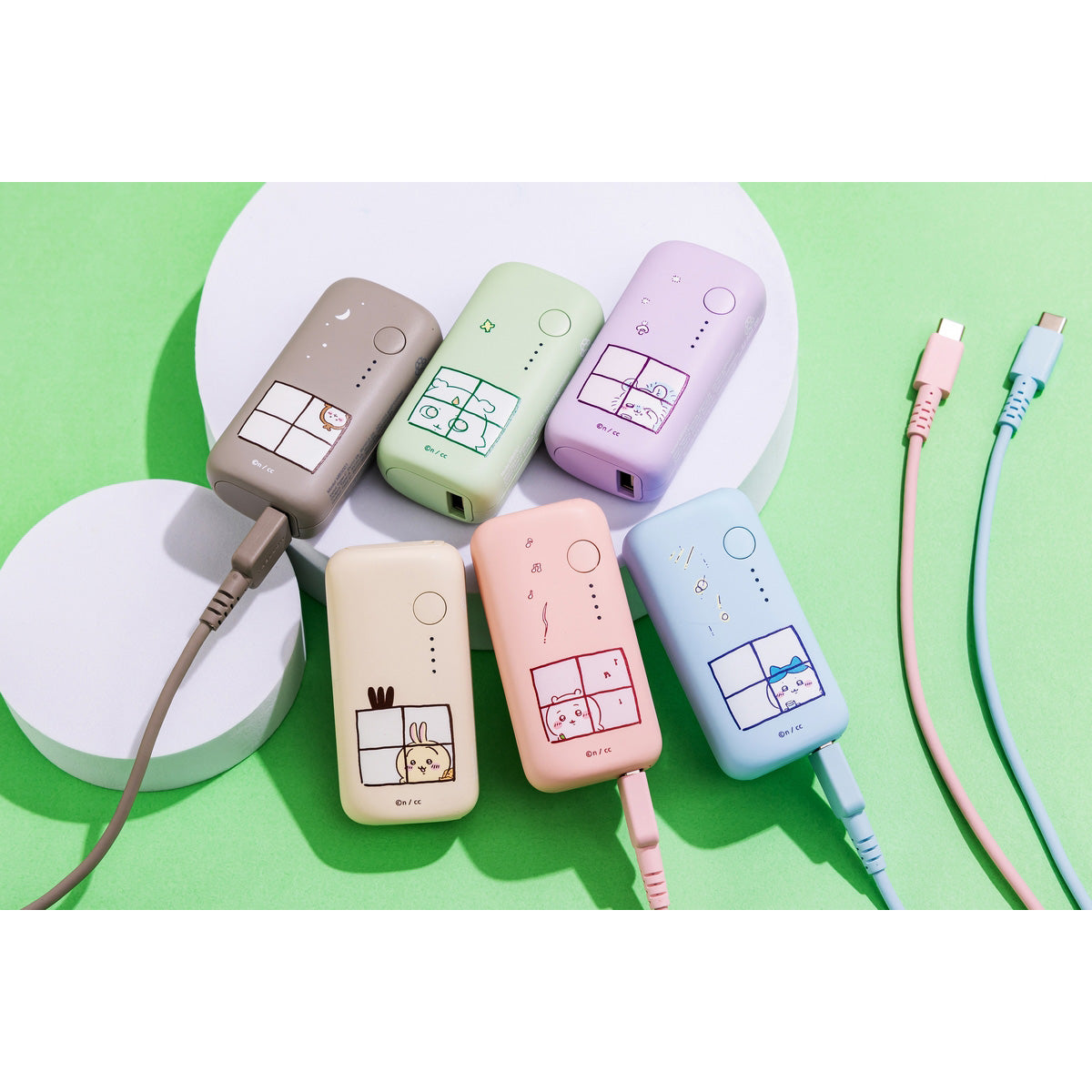 치이카와 5000mAh/20W 모바일 배터리 (아노코)