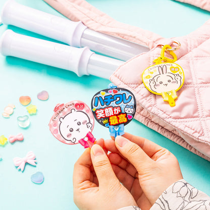 Chiikawa Go!IKEBUKURO Fan-shaped Acrylic Keyring (Kurimanju)