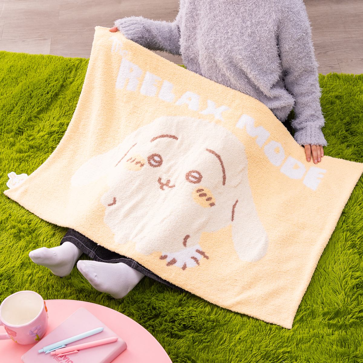 ちいかわ あったかもこもこブランケット（うさぎ）