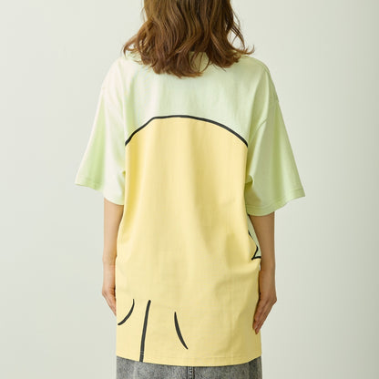 ちいかわ ちいかわパーク Tシャツ ビッグキャラクター オデ ライトグリーン