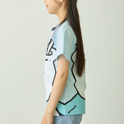 ちいかわ ちいかわパーク キッズTシャツ ビッグキャラクター むちゃうマン サックス