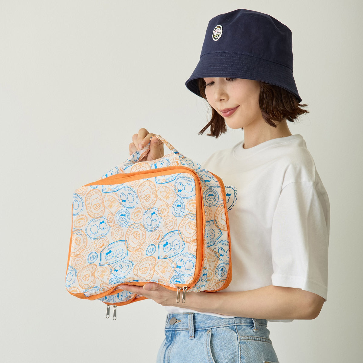 ちいかわ 圧縮バッグ スタンプデザイン