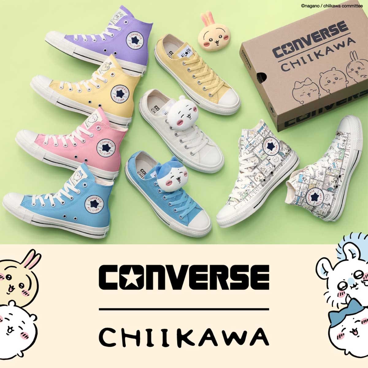 ちいかわ CONVERSE×ちいかわ ALL STAR CL HI / MOMONGA【他の商品と同時購入不可】